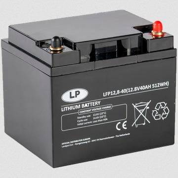 Battery Lithium 12V LFP12-40, 40AH 12V Lithium LiFePO4 5.75Kg, L 197 x W 165 x H 170