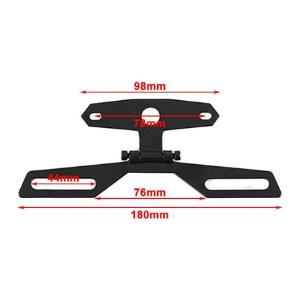 ATV Folding License Number Plate Bracket & Tail Light Holder Mount