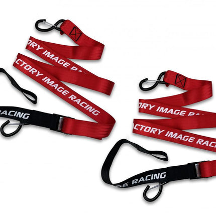Tie Downs 38mm 1.5 Red & Black, 500KG