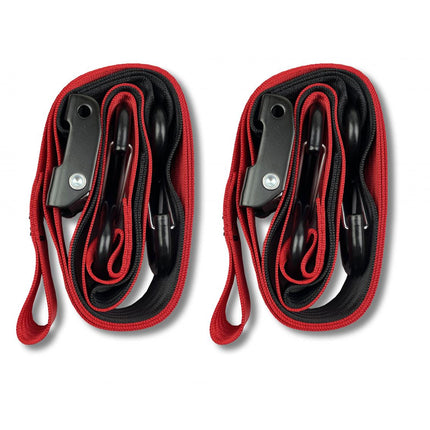 Tie Downs 38mm 1.5 Red & Black, 500KG