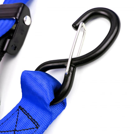 Tie Downs 38mm 1.5 Blue & Black, 500KG