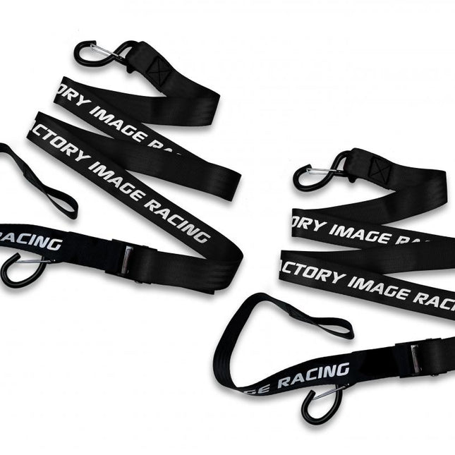Tie Downs 38mm 1.5 Black & Black, 500KG
