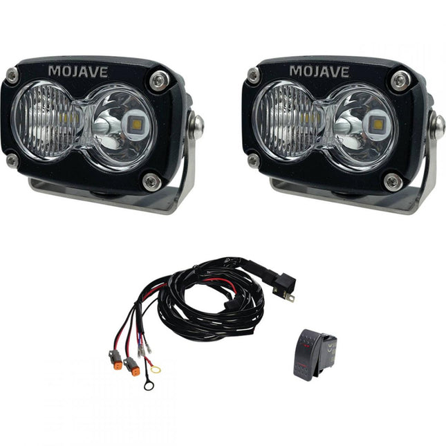 Tiger Lights - Dual LED Spot Light Kit 2x3 12/24V Mojave TLM2X3-KIT