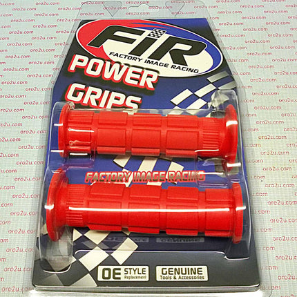 OURY GRIPS ATV RED Nonslip, ID SIZE. 22/22mm - 135mm Long