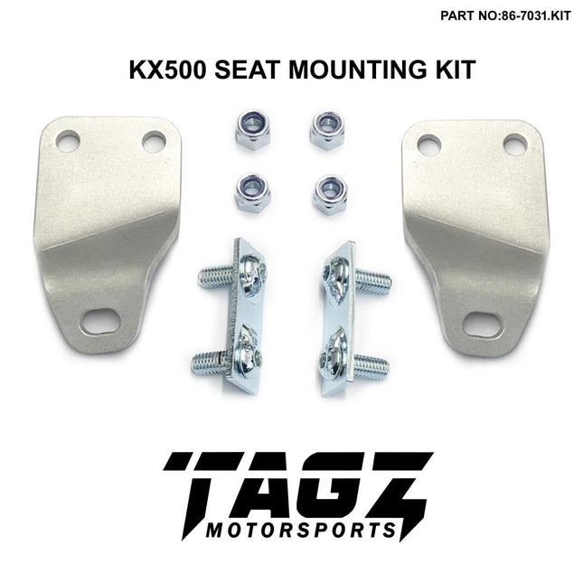 KX500 Seat Mount Kit 1989>2004, 3mm Alloy With Steel Bzp Fixings