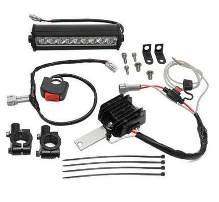 7/8 22mm LED Headlight Bar Universal, Voltage Regulator Included, KTM Husqvarna Gasgas Honda Yamaha