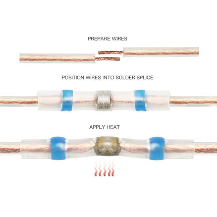 Connector Wire Kit Heat Solder Seal, Pack Of 100, 10238