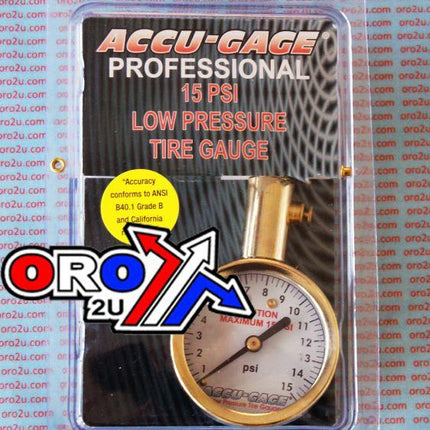 Tyre Pressure Gauge 15 Psi, With Bleeder Sx Series, S15XA