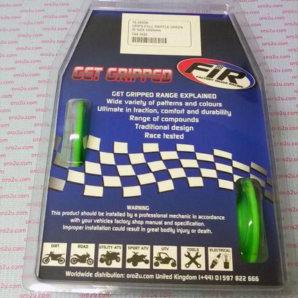 Grips Full Waffle Green, ID Size 22/25mm