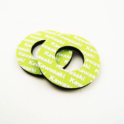 Grip Donuts Green Kawasaki, Pair