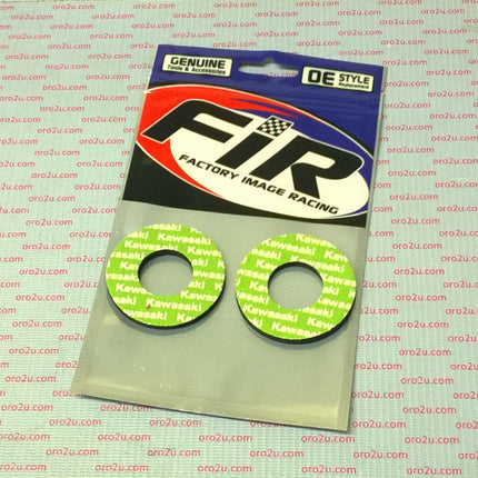 Grip Donuts Green Kawasaki, Pair