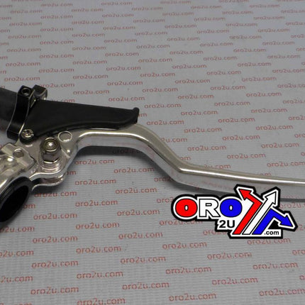 Clutch Lever W.qa Control Silver, Forged Aluminium Long Blade