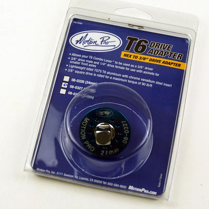 27mm 3/8 T-6 Combo Lever Adapter Motion Pro 08-0327