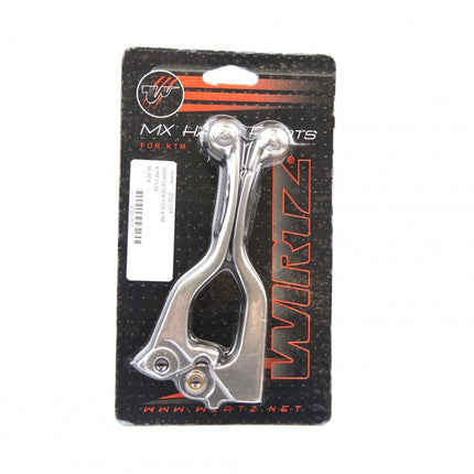 Lever Blade Set Black Grip, Wirtz 202-001 Forged KTM