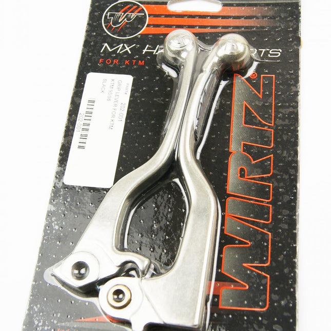 Lever Blade Set Black Grip, Wirtz 202-001 Forged KTM