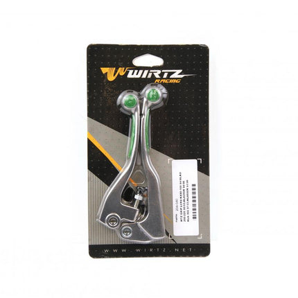 Lever Blade Set Grip Green KX, Wirtz 204-040 Clutch & Brake