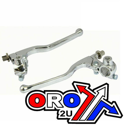 Lever Set W/ M10 Mirror Mount, Dog Leg Blades