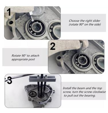 Inside Bearing Puller Set