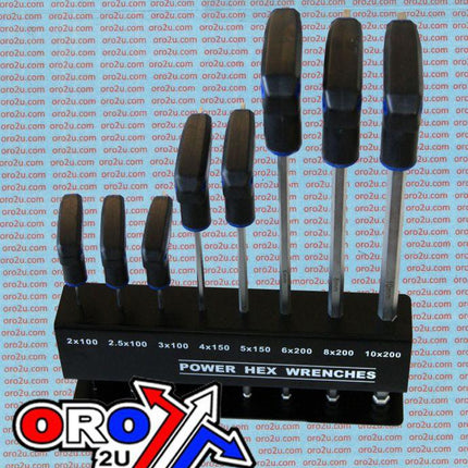 T Handle Ball End Allen 8pcs.
