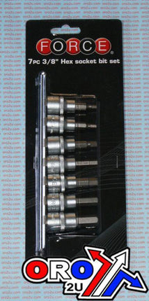 7PC Hex.key 3/8 Drive Set
