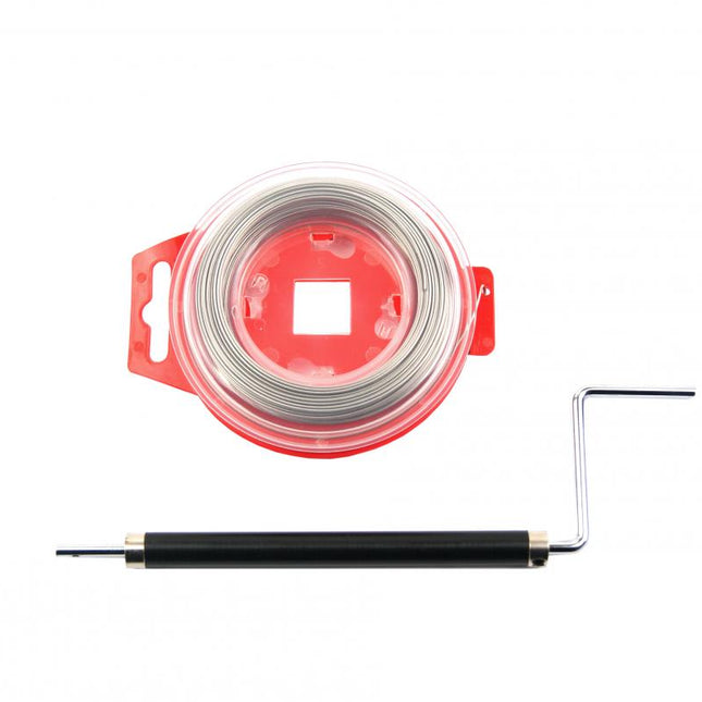 Safety Lock Grip Wire 30m Stainless Steel With Winding Tension Handle Tool