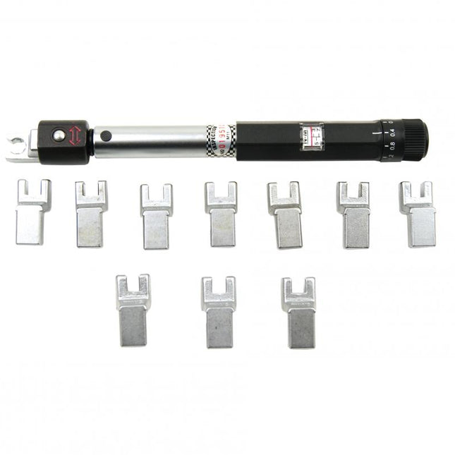 Spoke Adjustable Torque Wrench Set - 9 Pieces With Case