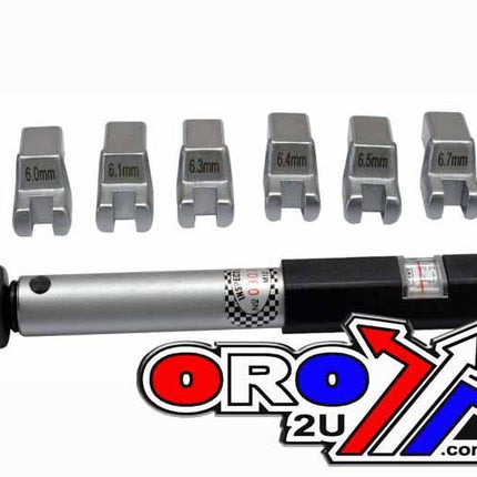 Spoke Adjustable Torque Wrench Set - 9 Pieces With Case