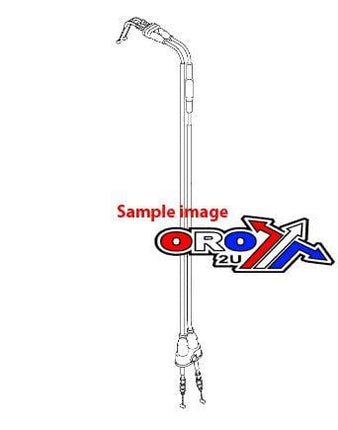 Cable Throttle SET/2 RMZ450 13-18, 104-339 Psychic 58301-28H30