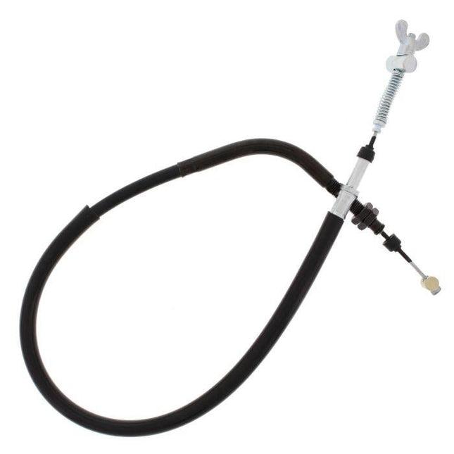 CABLE HAND BRAKE KLF300B 88-05, ALLBALLS 45-4031 54005-1157 LH, With wing nut, bush & spring.