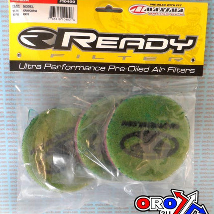Air Filter 00-17 XR50 CRF70, Ready 2 Race Oiled PACK-3