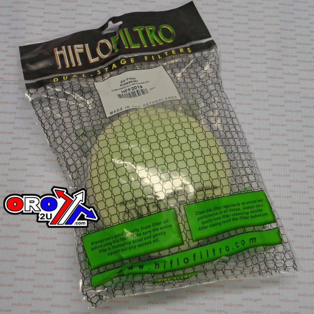 Air Filter Kawasaki KX Kdx KLX, Hiflo HFF2019 Kawasaki