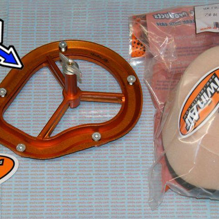 Air Filter Kit 04-05 KXF250, Twinair 151118C Complete