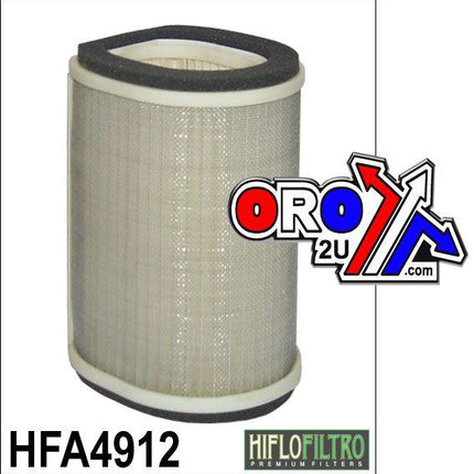 Air Filter Hiflo HFA4912 Jfr, 5JW-14451-00, JFR1300 02-12, Yamaha