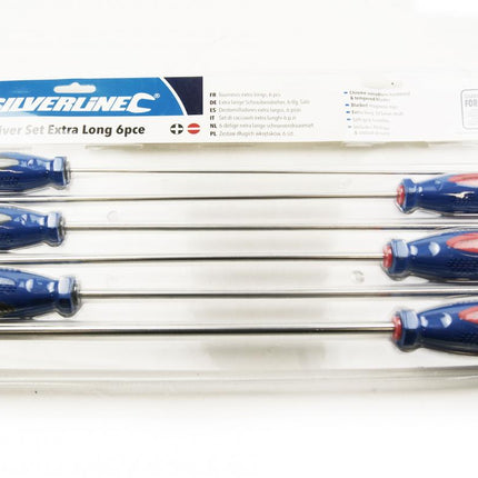 6 Piece Screwdrivers Long