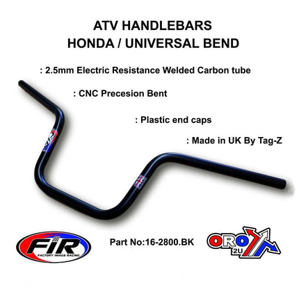 ATV Steel Handlebar 9 1/2, Honda OEM Ref: 53100-HP5-600