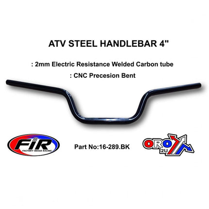 ATV Steel Handlebar 6 3/4, 53100-HC0-670ZC TRX300 Style