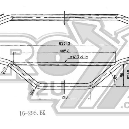 6.5 Steel Classic Handlebars, / Green Full Gloss, Made in Uk [tag-z]