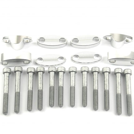 22.2 Handlebar Riser Silver