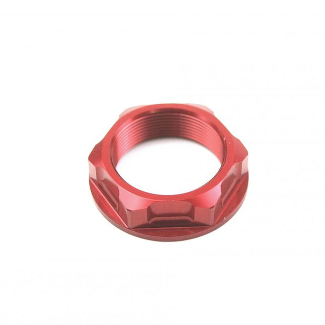 M26x1.00mm Stem Nut Each Red, Aluminium / CRF CR / Red, / Cnc