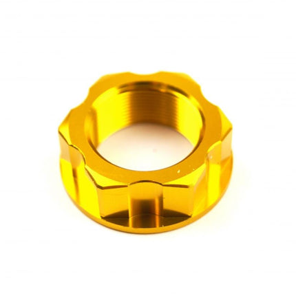 M24x1.00mm Stem Nut Each Gold, Aluminium / CR RM RMZ YZ Yzf, / Cnc
