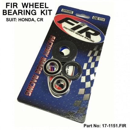 Wheel Bearing Kit Front CR, CR125R 1985-1994, CR250R 1985-1994, CR500R 1985-1994, Honda