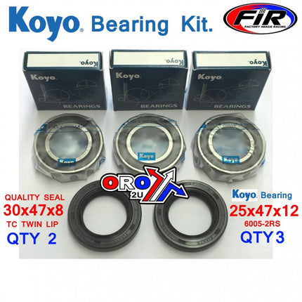Wheel Bearing & Seal Kit Koyo, Koyo / Honda / Talon Hubs