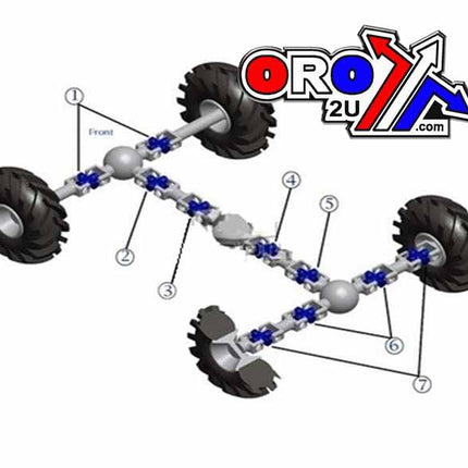 Universal Joint Kawasaki, Bronco AT-08514 ATV704