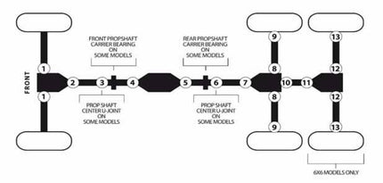 Universal Joint Yamaha, Bronco AT-08516
