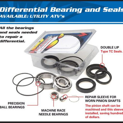 Differential Kit Rear Honda, Allballs 25-2079