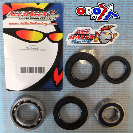 Wheel Bearing Kit Rear 95-99 Yamaha YFM350 Wolverine, Allballs 25-1017 ATV