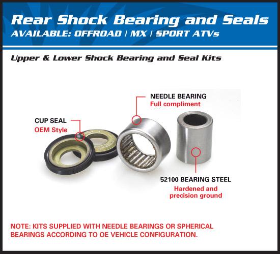 Lower Shock Bearing Kit Kfx, Allballs 29-5025 Kaw/suz Ltz