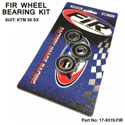 Wheel Bearing Kit KTM SX50, Allballs 25-1711SX 50 Mini