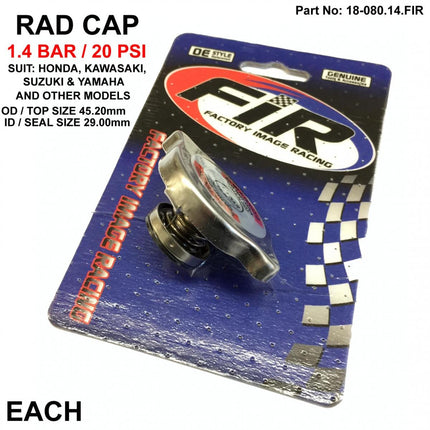 Radiator Cap 1.4 [20psi] Jap