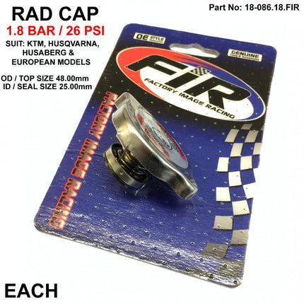 Radiator Cap 1.8 [26psi] KTM, XD-10067